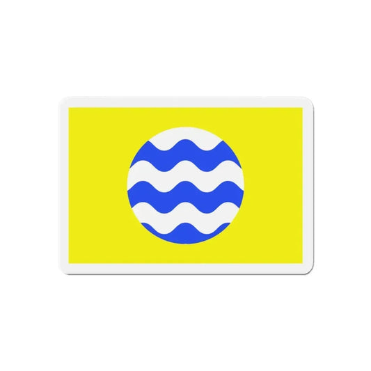 Flag of Fontana Malta - Refrigerator Magnet 6 Inch - The Sticker Space