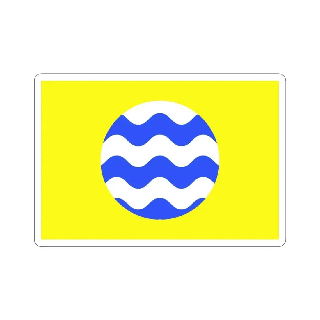 Flag of Fontana Malta STICKER Vinyl Die-Cut Decal 3 Inch - The Sticker Space