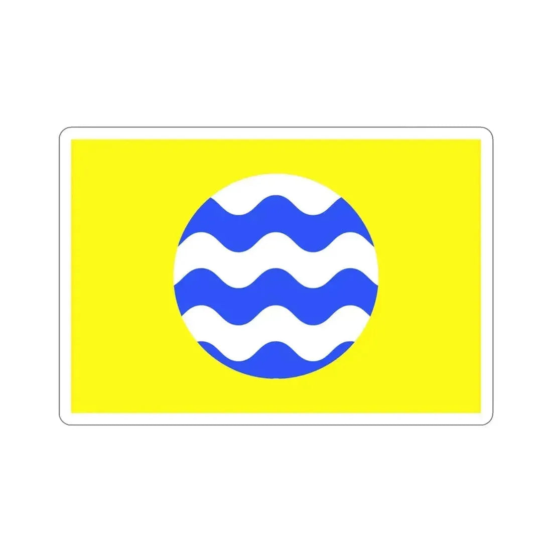 Flag of Fontana Malta STICKER Vinyl Die-Cut Decal 4 Inch - The Sticker Space