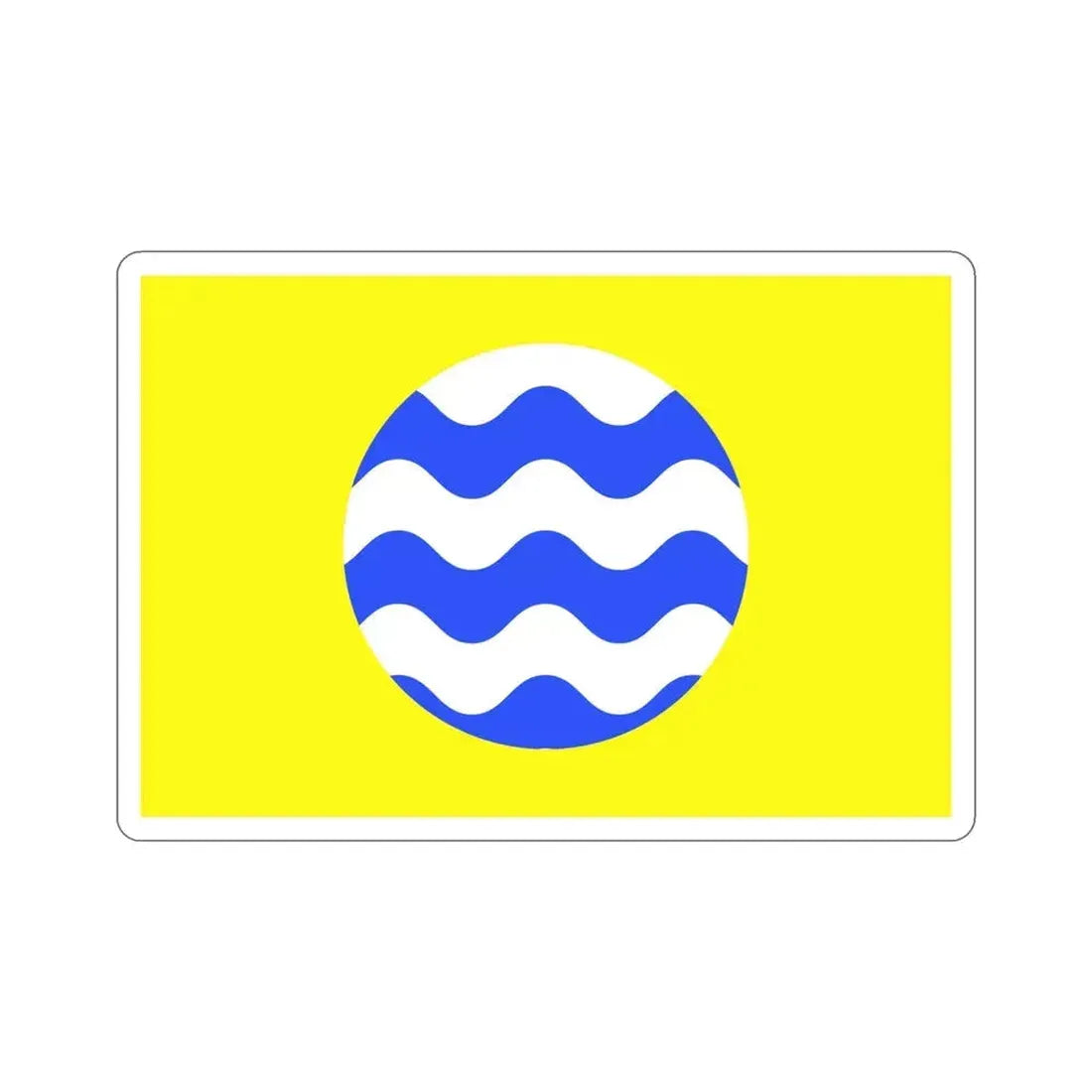 Flag of Fontana Malta STICKER Vinyl Die-Cut Decal 5 Inch - The Sticker Space