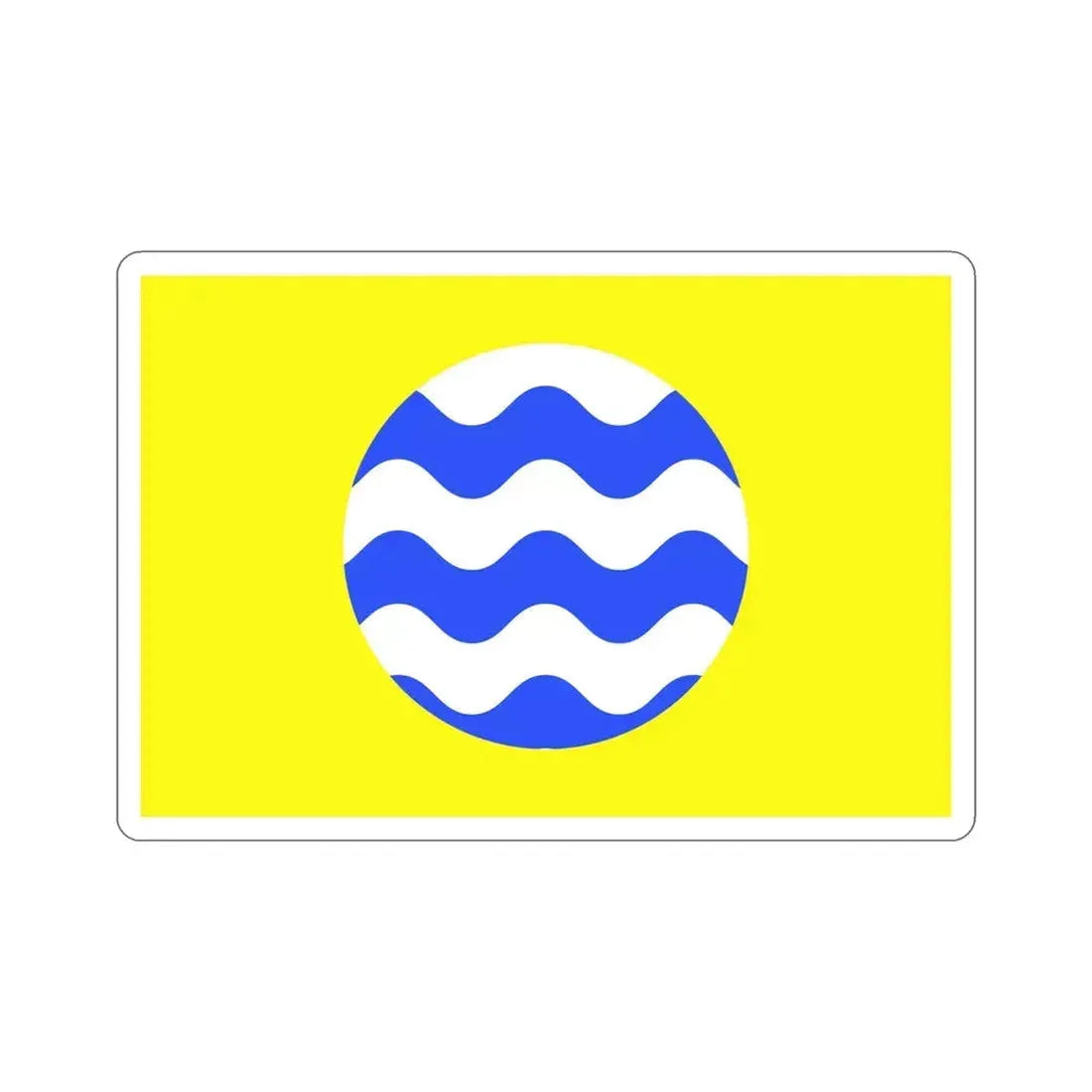 Flag of Fontana Malta STICKER Vinyl Die-Cut Decal 6 Inch - The Sticker Space