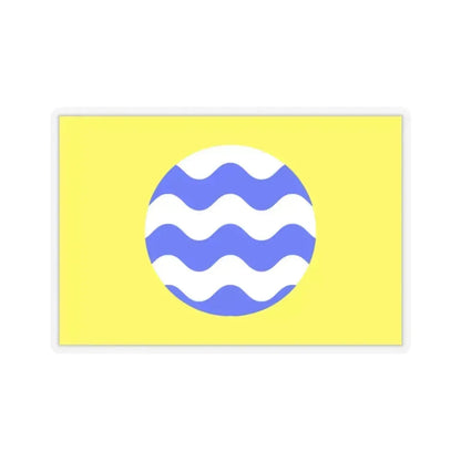 Flag of Fontana Malta - STICKER Vinyl Kiss-Cut Decal 2 Inch Transparent - The Sticker Space