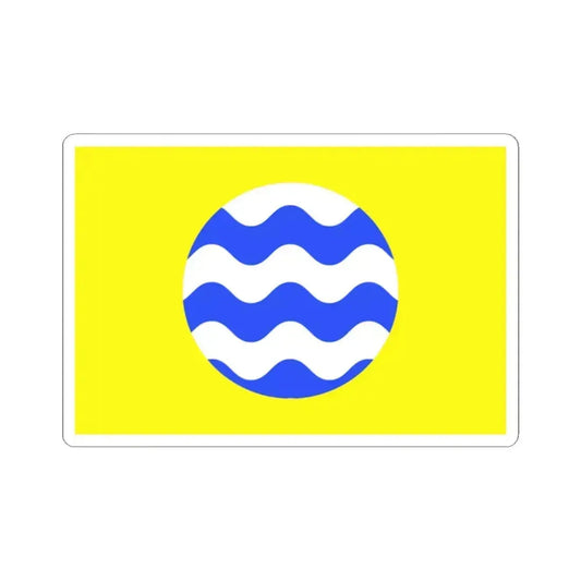 Flag of Fontana Malta - STICKER Vinyl Kiss-Cut Decal 2 Inch White - The Sticker Space