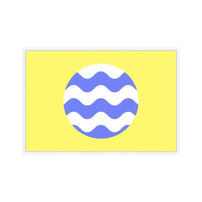 Flag of Fontana Malta - STICKER Vinyl Kiss-Cut Decal 3 Inch Transparent - The Sticker Space