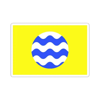 Flag of Fontana Malta - STICKER Vinyl Kiss-Cut Decal 3 Inch White - The Sticker Space