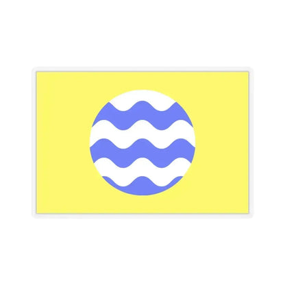 Flag of Fontana Malta - STICKER Vinyl Kiss-Cut Decal 4 Inch Transparent - The Sticker Space