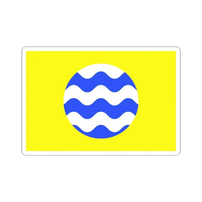 Flag of Fontana Malta - STICKER Vinyl Kiss-Cut Decal 4 Inch White - The Sticker Space