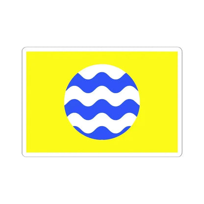 Flag of Fontana Malta - STICKER Vinyl Kiss-Cut Decal 6 Inch White - The Sticker Space