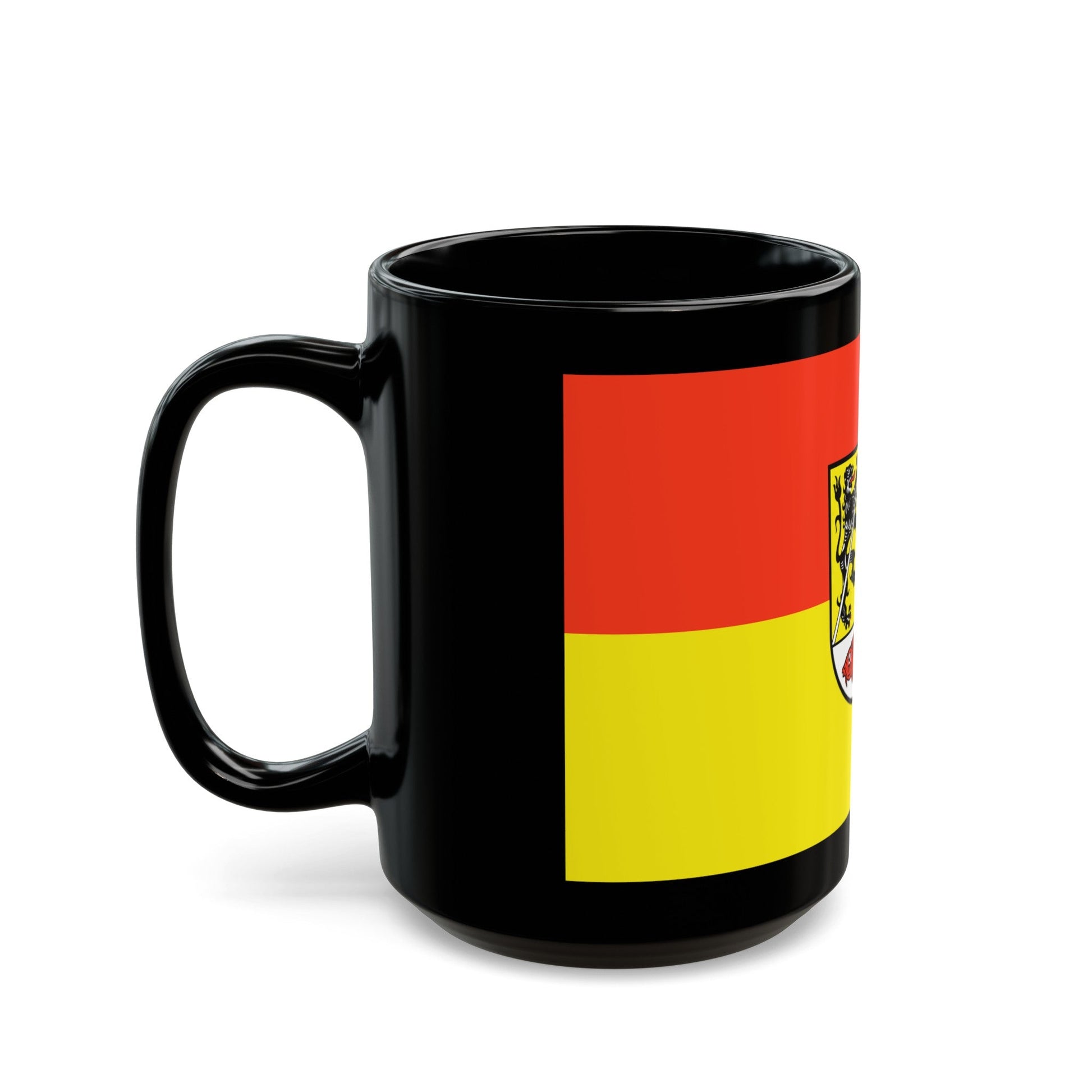 Flag of Forchheim Germany - Black Coffee Mug-The Sticker Space