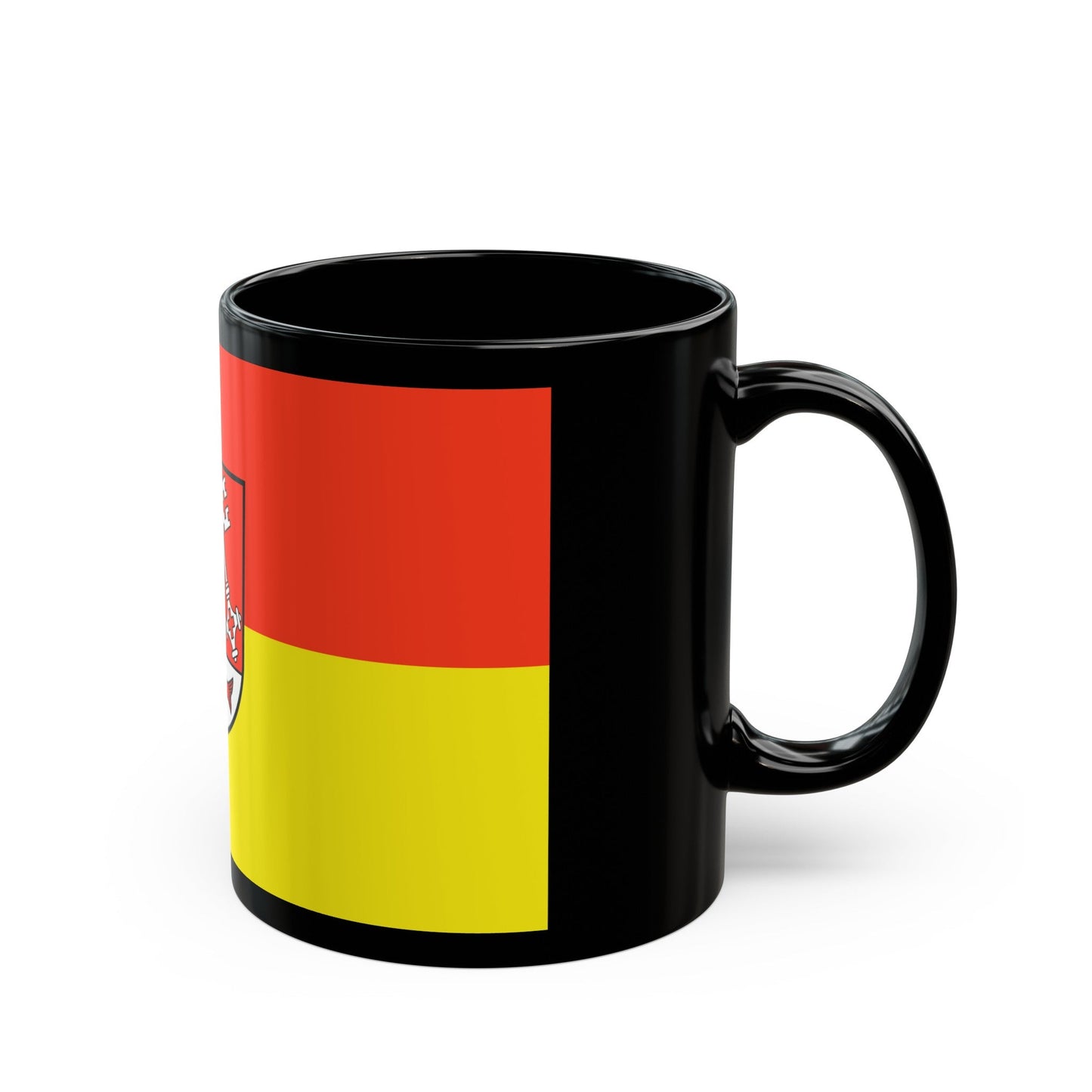 Flag of Forchheim Germany - Black Coffee Mug-The Sticker Space