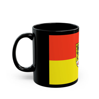 Flag of Forchheim Germany - Black Coffee Mug-The Sticker Space