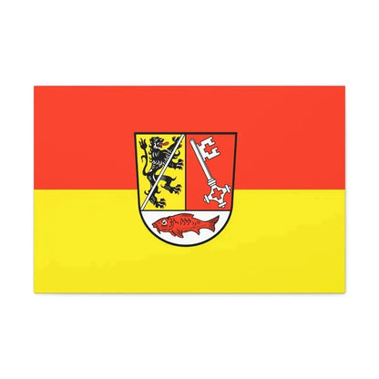 Flag of Forchheim Germany - Canvas Wall Art 30" x 20" 1.25" - The Sticker Space