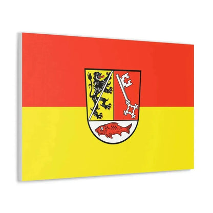 Flag of Forchheim Germany - Canvas Wall Art - The Sticker Space