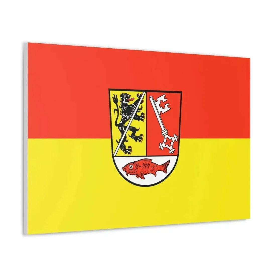 Flag of Forchheim Germany - Canvas Wall Art - The Sticker Space