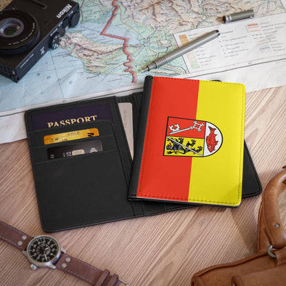 Flag of Forchheim Germany - Passport Holder-3.9" x 5.8"-The Sticker Space