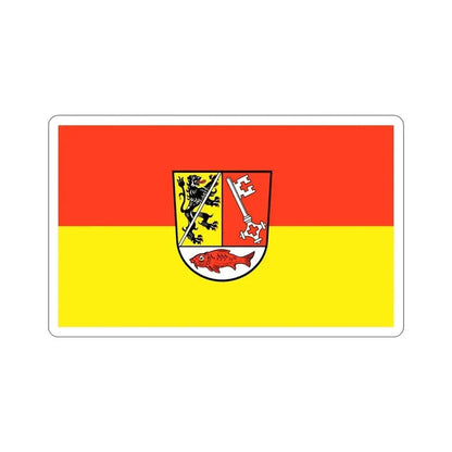 Flag of Forchheim Germany STICKER Vinyl Die-Cut Decal 4 Inch - The Sticker Space