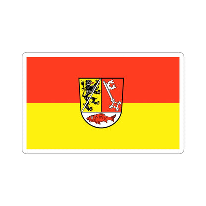 Flag of Forchheim Germany STICKER Vinyl Die-Cut Decal-4 Inch-The Sticker Space