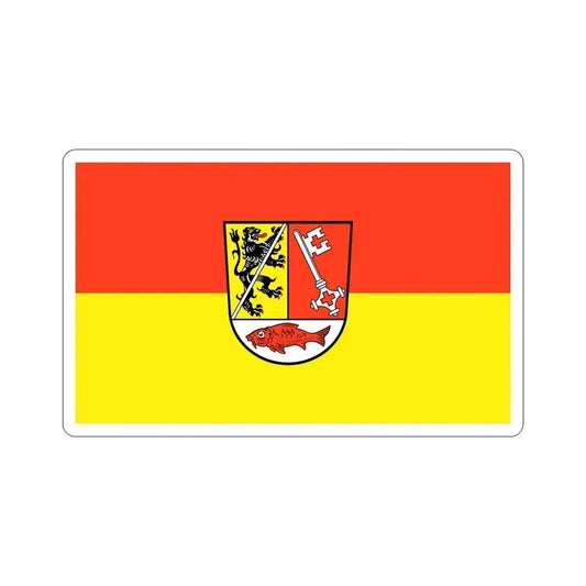 Flag of Forchheim Germany STICKER Vinyl Die-Cut Decal 6 Inch - The Sticker Space