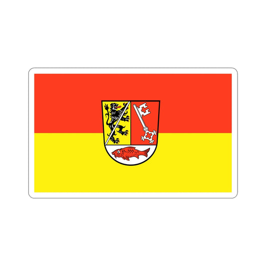 Flag of Forchheim Germany STICKER Vinyl Die-Cut Decal-6 Inch-The Sticker Space