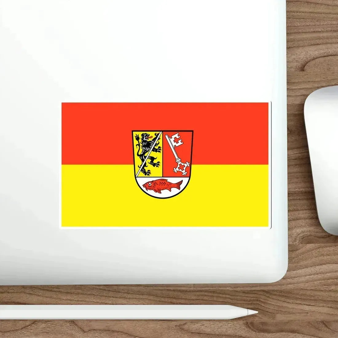 Flag of Forchheim Germany STICKER Vinyl Die-Cut Decal - The Sticker Space