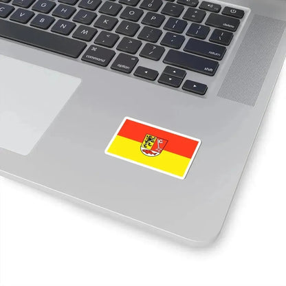 Flag of Forchheim Germany - STICKER Vinyl Kiss-Cut Decal - The Sticker Space