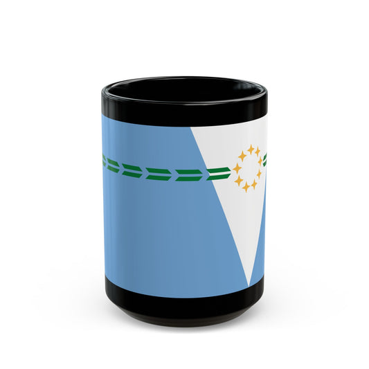 Flag of Formosa Province Argentina - Black Coffee Mug-15oz-The Sticker Space