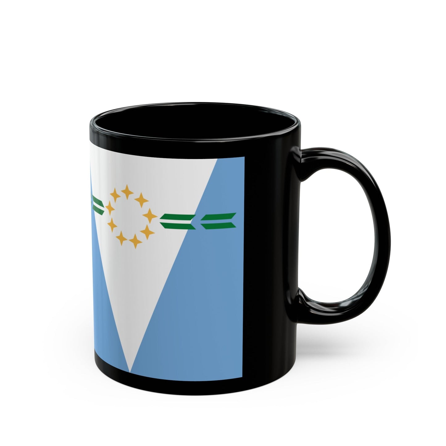 Flag of Formosa Province Argentina - Black Coffee Mug-The Sticker Space