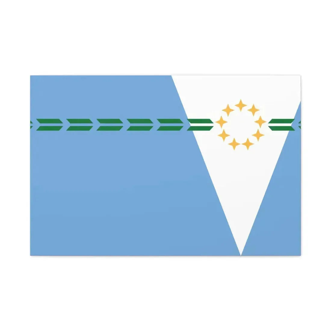 Flag of Formosa Province Argentina - Canvas Wall Art 36" x 24" 1.25" - The Sticker Space