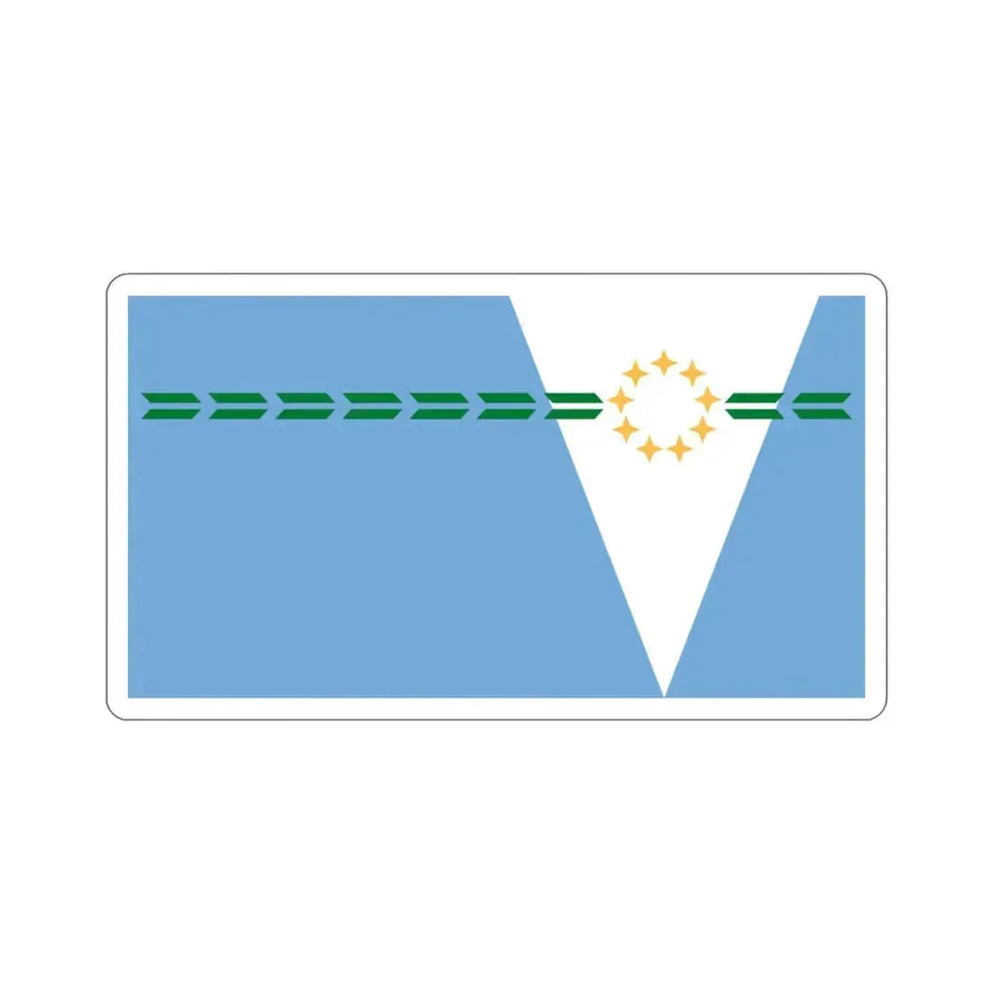 Flag of Formosa Province Argentina STICKER Vinyl Die-Cut Decal - The Sticker Space