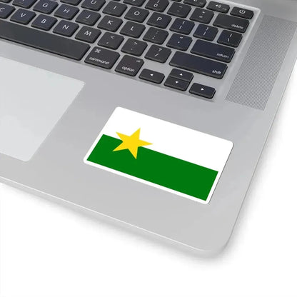 Flag of Forsyth County North Carolina (United States) STICKER Vinyl Kiss-Cut Decal - The Sticker Space