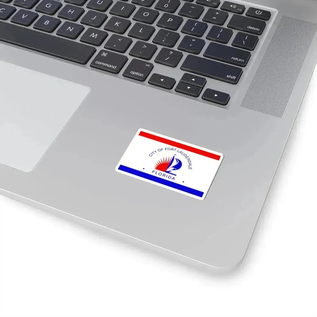 Flag of Fort Lauderdale Florida (United States) STICKER Vinyl Kiss-Cut Decal - The Sticker Space