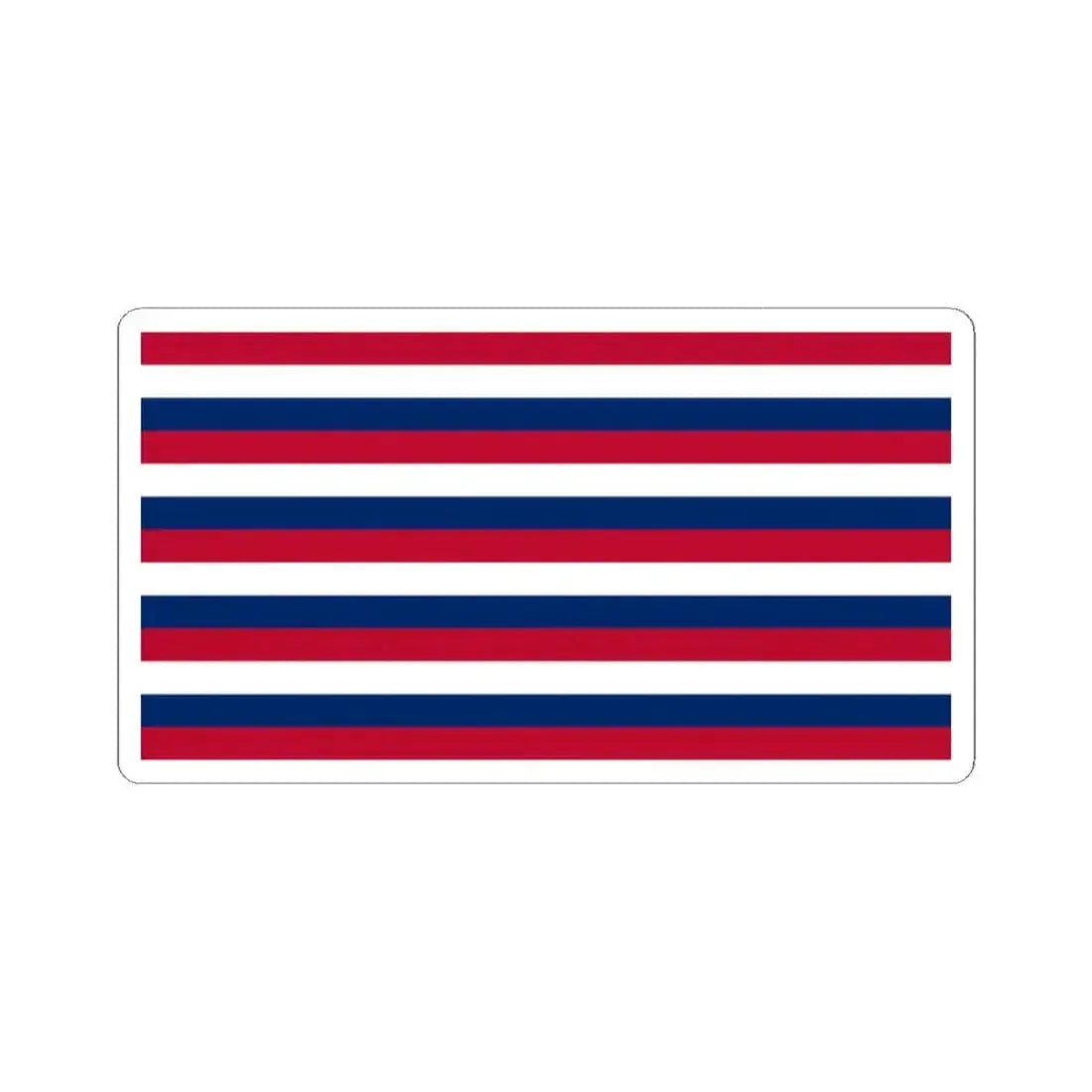 Flag of Fort Mifflin (United States) STICKER Vinyl Kiss-Cut Decal 2 Inch White - The Sticker Space