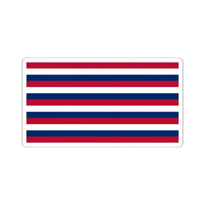 Flag of Fort Mifflin (United States) STICKER Vinyl Kiss-Cut Decal 2 Inch White - The Sticker Space