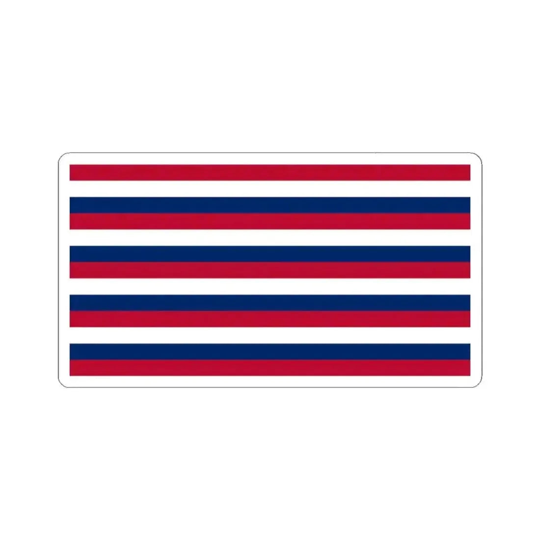 Flag of Fort Mifflin (United States) STICKER Vinyl Kiss-Cut Decal 3 Inch White - The Sticker Space