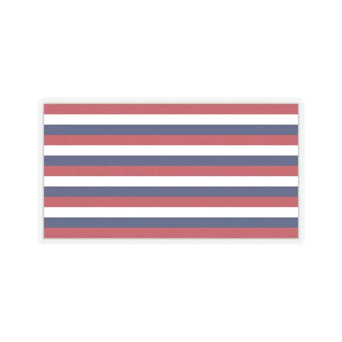 Flag of Fort Mifflin (United States) STICKER Vinyl Kiss-Cut Decal 4 Inch Transparent - The Sticker Space