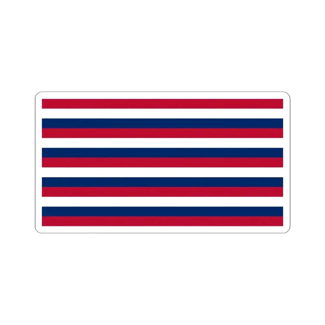Flag of Fort Mifflin (United States) STICKER Vinyl Kiss-Cut Decal 4 Inch White - The Sticker Space