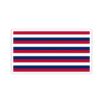 Flag of Fort Mifflin (United States) STICKER Vinyl Kiss-Cut Decal 4 Inch White - The Sticker Space