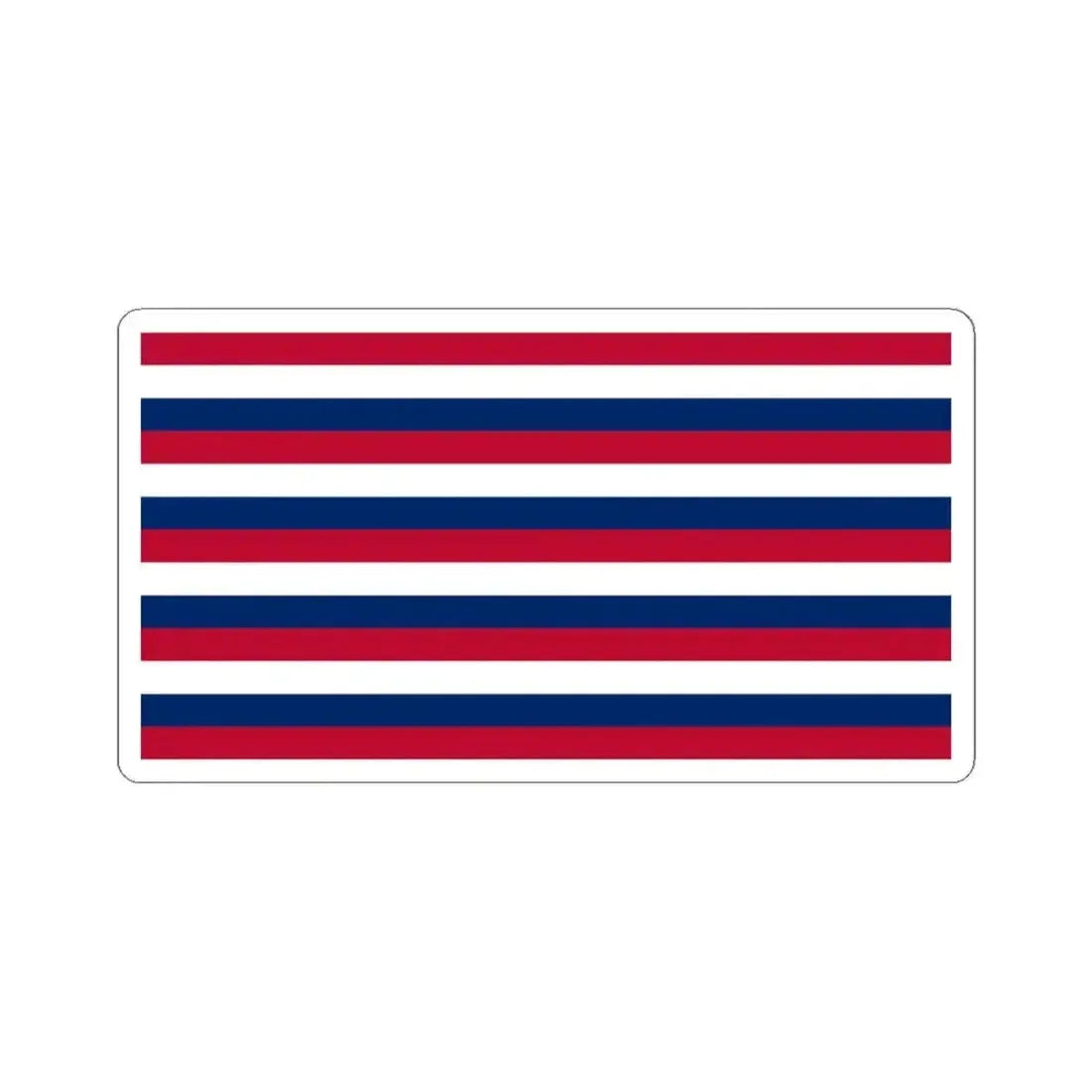 Flag of Fort Mifflin (United States) STICKER Vinyl Kiss-Cut Decal 6 Inch White - The Sticker Space