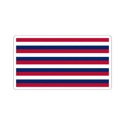 Flag of Fort Mifflin (United States) STICKER Vinyl Kiss-Cut Decal 6 Inch White - The Sticker Space