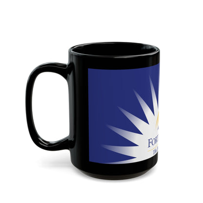 Flag of Fort St John British Columbia Canada - Black Coffee Mug-The Sticker Space