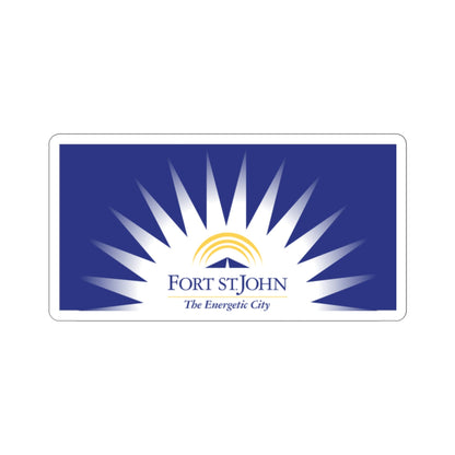 Flag of Fort St John British Columbia Canada STICKER Vinyl Die-Cut Decal-2 Inch-The Sticker Space