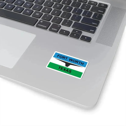 Flag of Fort Worth Texas 1968-2004 (United States) STICKER Vinyl Kiss-Cut Decal - The Sticker Space
