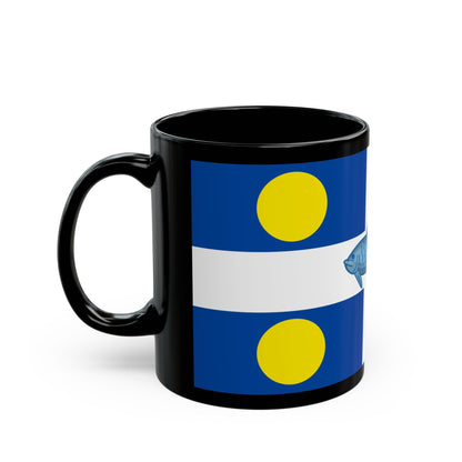 Flag of Fortune Newfoundland and Labrador Canada - Black Coffee Mug-The Sticker Space