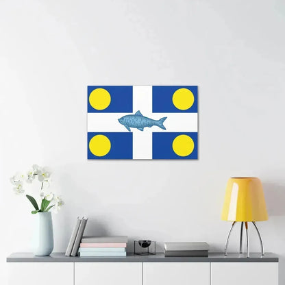 Flag of Fortune Newfoundland and Labrador Canada - Canvas Wall Art - The Sticker Space
