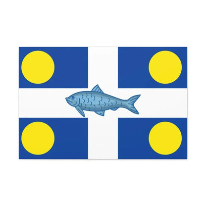 Flag of Fortune Newfoundland and Labrador Canada - Canvas Wall Art - The Sticker Space