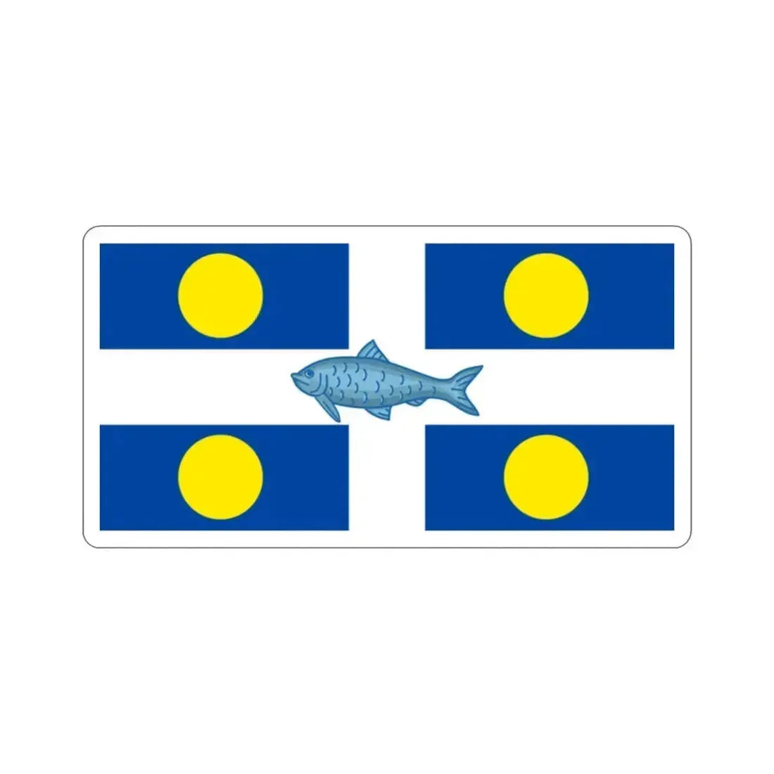 Flag of Fortune Newfoundland and Labrador Canada STICKER Vinyl Die-Cut Decal 2 Inch - The Sticker Space