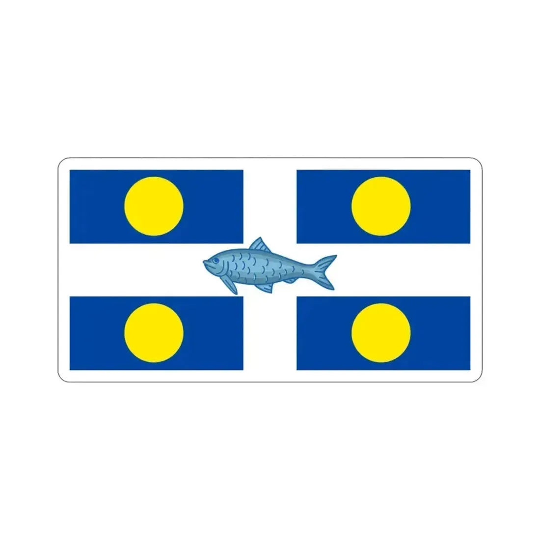 Flag of Fortune Newfoundland and Labrador Canada STICKER Vinyl Die-Cut Decal 3 Inch - The Sticker Space