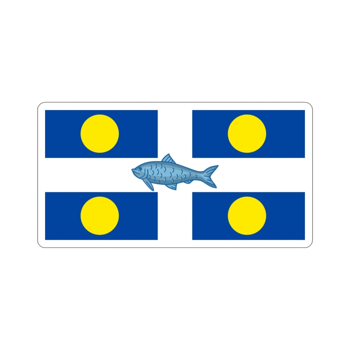 Flag of Fortune Newfoundland and Labrador Canada STICKER Vinyl Die-Cut Decal-3 Inch-The Sticker Space