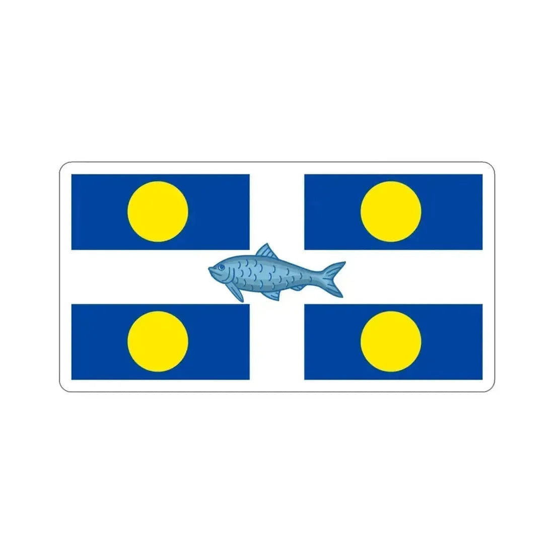 Flag of Fortune Newfoundland and Labrador Canada STICKER Vinyl Die-Cut Decal 4 Inch - The Sticker Space