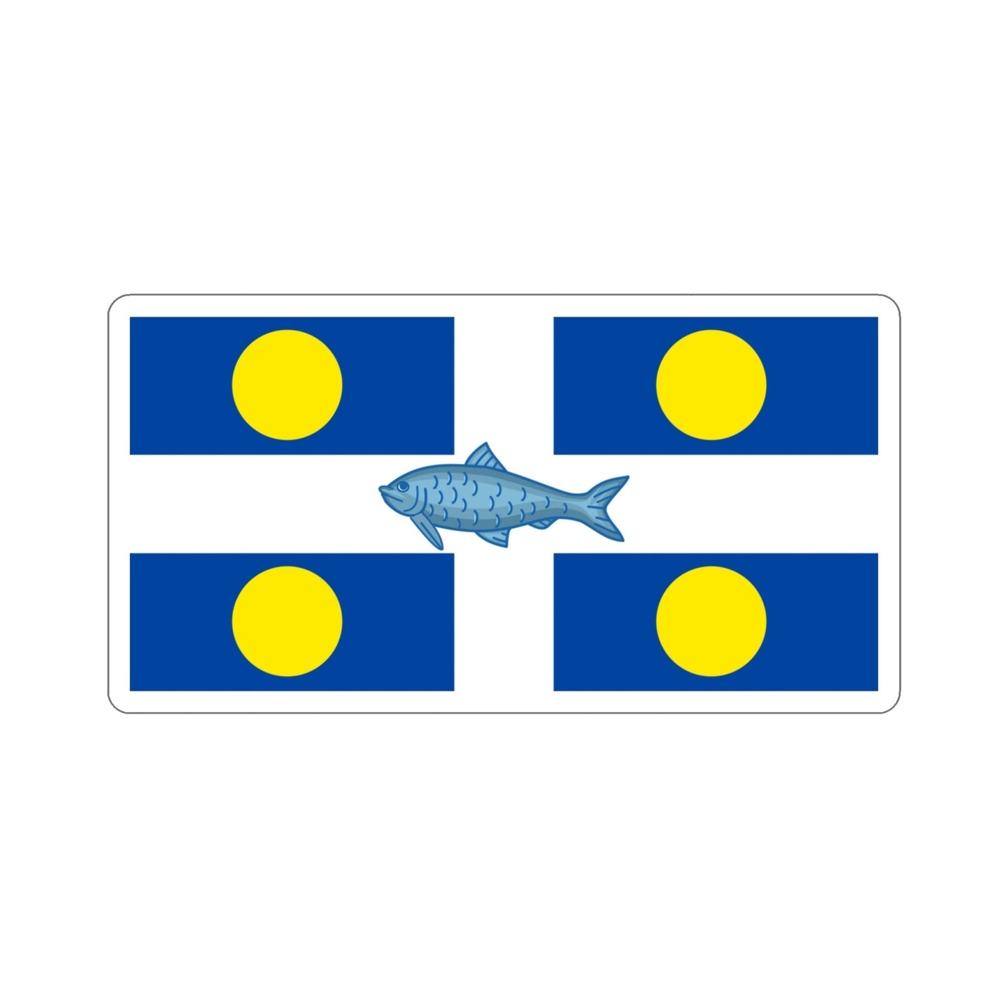 Flag of Fortune Newfoundland and Labrador Canada STICKER Vinyl Die-Cut Decal-4 Inch-The Sticker Space